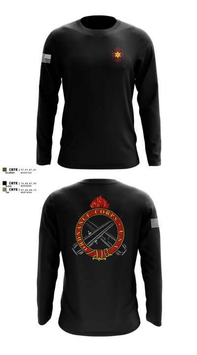 405th Field Hospital 54914522 Long Sleeve Performance Shirt 100