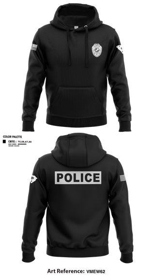 Hoodie, Bluffton PD, , Teamtime, Team time, sublimation, custom sports apparel, team uniforms, spirit wear, spiritwear, sports uniforms, custom shirts, team store, custom team store, fundraiser sports, apparel fundraiser