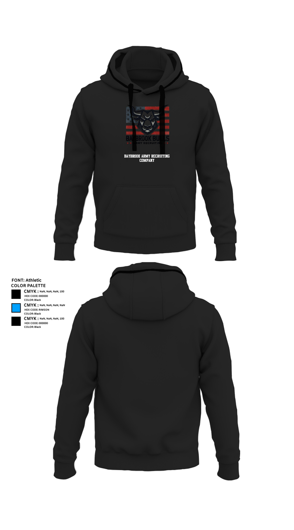 Hoodie, Baybrook Army Recruiting Company, , Teamtime, Team time, sublimation, custom sports apparel, team uniforms, spirit wear, spiritwear, sports uniforms, custom shirts, team store, custom team store, fundraiser sports, apparel fundraiser
