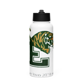 Thomas E. Edwards Basketball Stainless Steel Water Bottle with a Straw Lid