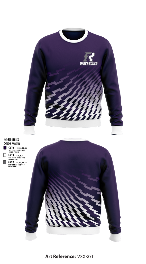 Crew Neck Sweatshirt, Fremont Ross Wrestling, Wrestling, Teamtime, Team time, sublimation, custom sports apparel, team uniforms, spirit wear, spiritwear, sports uniforms, custom shirts, team store, custom team store, fundraiser sports, apparel fundraiser