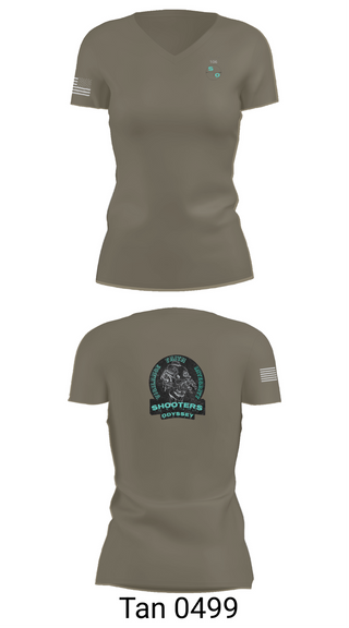 Womens Short Sleeve Vneck Shirt, Shooters odyssey, National Guard, Teamtime, Team time, sublimation, custom sports apparel, team uniforms, spirit wear, spiritwear, sports uniforms, custom shirts, team store, custom team store, fundraiser sports, apparel fundraiser
