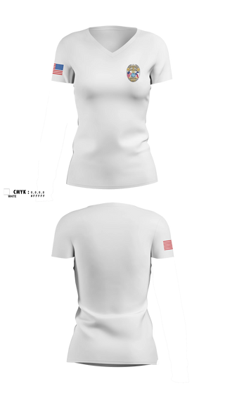 Womens Short Sleeve Vneck Shirt, Sour Lake Police Department, Police, Teamtime, Team time, sublimation, custom sports apparel, team uniforms, spirit wear, spiritwear, sports uniforms, custom shirts, team store, custom team store, fundraiser sports, apparel fundraiser