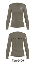 RRPD 85148430 Women's Long Sleeve V-neck Shirt - 73
