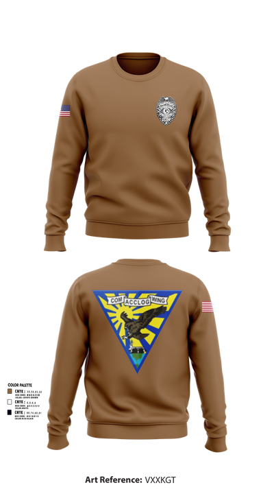 ACCLOGWING SECURITY 78788220 Crew Neck Sweatshirt - 1