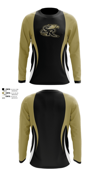 Long Sleeve Performance Shirt, Staunton River Golden Eagles, Cheer, Teamtime, Team time, sublimation, custom sports apparel, team uniforms, spirit wear, spiritwear, sports uniforms, custom shirts, team store, custom team store, fundraiser sports, apparel fundraiser