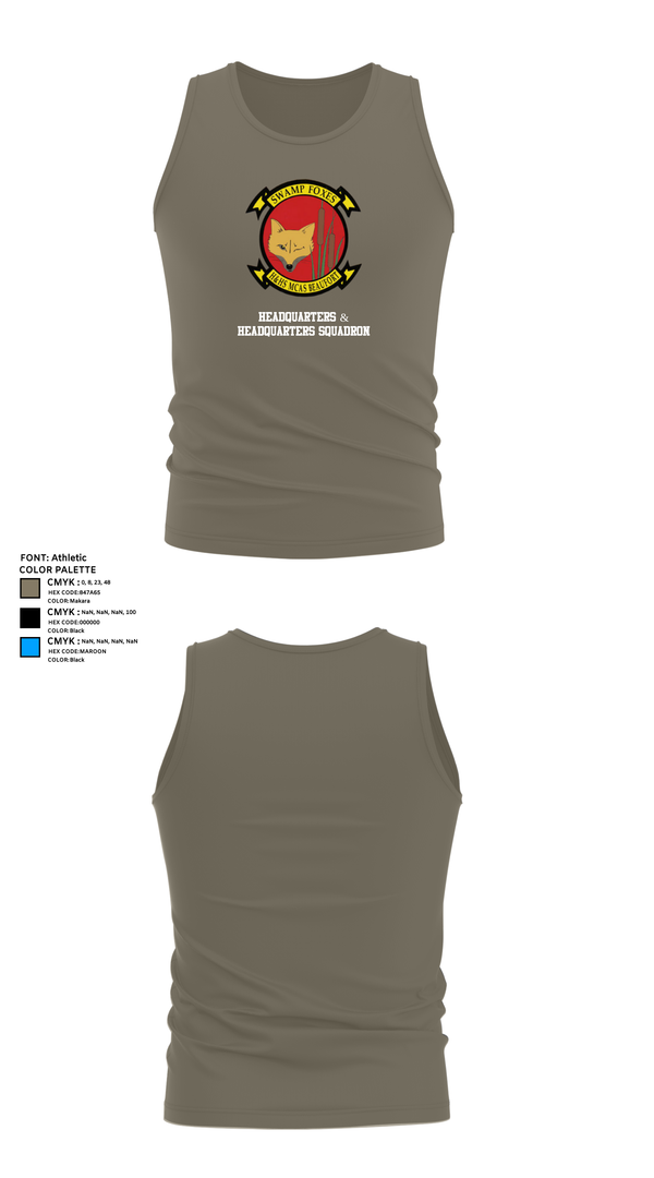 Tank Top, Headquarters & Headquarters Squadron, , Teamtime, Team time, sublimation, custom sports apparel, team uniforms, spirit wear, spiritwear, sports uniforms, custom shirts, team store, custom team store, fundraiser sports, apparel fundraiser