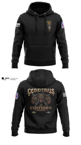 Hoodie, Cerberus Platoon C 3-6, Army, Teamtime, Team time, sublimation, custom sports apparel, team uniforms, spirit wear, spiritwear, sports uniforms, custom shirts, team store, custom team store, fundraiser sports, apparel fundraiser
