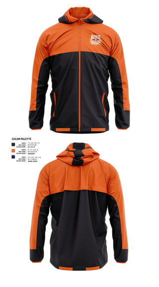 Windbreaker, BORN 2 HOOP, Men's Basketball, Teamtime, Team time, sublimation, custom sports apparel, team uniforms, spirit wear, spiritwear, sports uniforms, custom shirts, team store, custom team store, fundraiser sports, apparel fundraiser