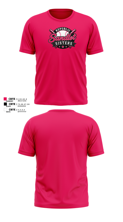 Republic Sandlot Sisters Short Sleeve Performance Shirt - 5