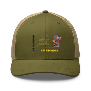 LKA HANDYMAN Retro Trucker Hat | Yupoong 6606