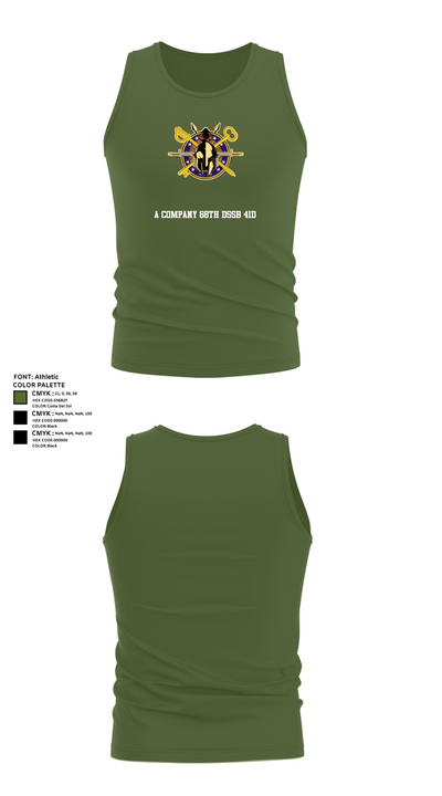 A Company 68th DSSB 4ID 10544228 Tank Top - 59