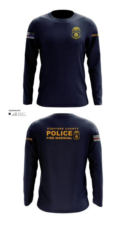 Stafford County Fire Marshal's Office 23358939 Long Sleeve Performance Shirt 22