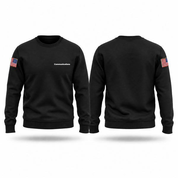Crew Neck Sweatshirt, Communications, Police, Teamtime, Team time, sublimation, custom sports apparel, team uniforms, spirit wear, spiritwear, sports uniforms, custom shirts, team store, custom team store, fundraiser sports, apparel fundraiser