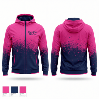 Windbreaker, Carolina Misfits, Softball, Teamtime, Team time, sublimation, custom sports apparel, team uniforms, spirit wear, spiritwear, sports uniforms, custom shirts, team store, custom team store, fundraiser sports, apparel fundraiser
