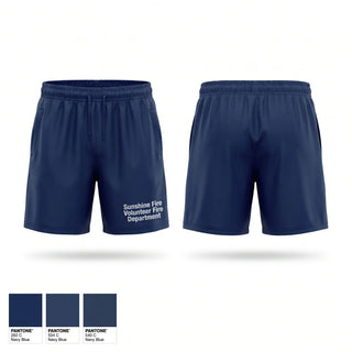 Athletic Shorts With Pockets, Sunshine Fire Volunteer Fire Department, Fire Department, Teamtime, Team time, sublimation, custom sports apparel, team uniforms, spirit wear, spiritwear, sports uniforms, custom shirts, team store, custom team store, fundraiser sports, apparel fundraiser