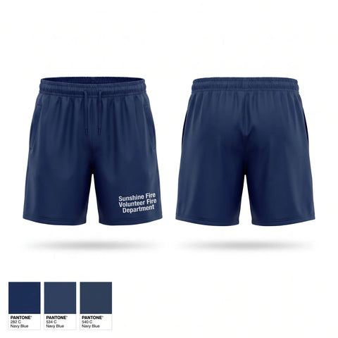 Athletic Shorts With Pockets, Sunshine Fire Volunteer Fire Department, Fire Department, Teamtime, Team time, sublimation, custom sports apparel, team uniforms, spirit wear, spiritwear, sports uniforms, custom shirts, team store, custom team store, fundraiser sports, apparel fundraiser