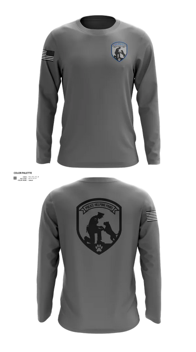 Police Helping Paws 66972550 Long Sleeve Performance Shirt 41