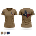 Stallions Women's Short Sleeve V-neck Shirt - 1