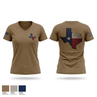 Womens Short Sleeve Vneck Shirt, Stallions, Army, Teamtime, Team time, sublimation, custom sports apparel, team uniforms, spirit wear, spiritwear, sports uniforms, custom shirts, team store, custom team store, fundraiser sports, apparel fundraiser