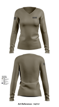 Echo 80419433 Women's Long Sleeve V-neck Shirt - 101