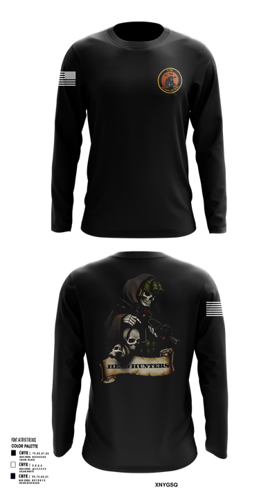 HHC 2-135th AVN REG 2256326 Long Sleeve Performance Shirt 102