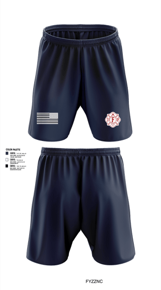 Athletic Shorts With Pockets, Central Pierce Fire, Fire Department, Teamtime, Team time, sublimation, custom sports apparel, team uniforms, spirit wear, spiritwear, sports uniforms, custom shirts, team store, custom team store, fundraiser sports, apparel fundraiser