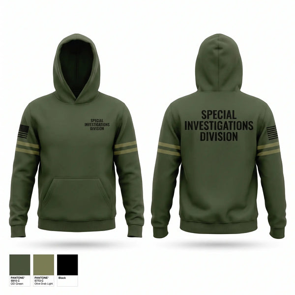 Hoodie, Special Investigations Division, Police, Teamtime, Team time, sublimation, custom sports apparel, team uniforms, spirit wear, spiritwear, sports uniforms, custom shirts, team store, custom team store, fundraiser sports, apparel fundraiser