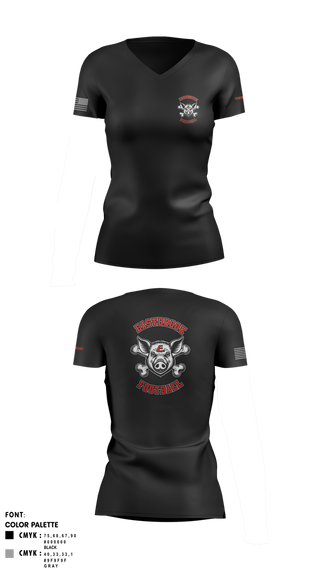 Womens Short Sleeve Vneck Shirt, Eastbrook Football, Army, Teamtime, Team time, sublimation, custom sports apparel, team uniforms, spirit wear, spiritwear, sports uniforms, custom shirts, team store, custom team store, fundraiser sports, apparel fundraiser