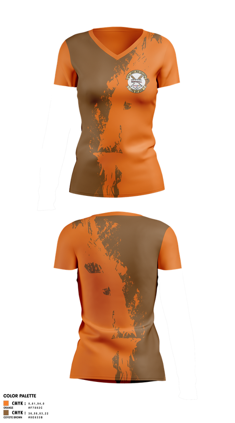 Womens Short Sleeve Vneck Shirt, Fog of Oar, Softball, Teamtime, Team time, sublimation, custom sports apparel, team uniforms, spirit wear, spiritwear, sports uniforms, custom shirts, team store, custom team store, fundraiser sports, apparel fundraiser