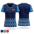 GRIDIRON Women's Short Sleeve V-neck Shirt - 1