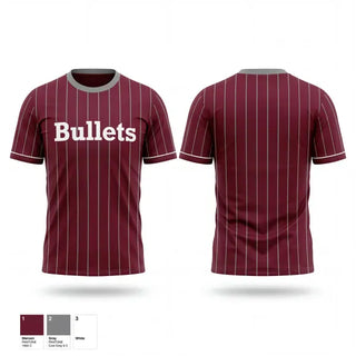 Short Sleeve Performance Shirt, Bullets, Baseball, Teamtime, Team time, sublimation, custom sports apparel, team uniforms, spirit wear, spiritwear, sports uniforms, custom shirts, team store, custom team store, fundraiser sports, apparel fundraiser