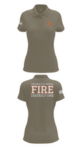 Orange County Rural District 1 Fire Department 66539276 Women's Short Sleeve Performance Polo  - 75
