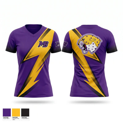 Mo Better Jaguars Women's Short Sleeve V-neck Shirt - 1