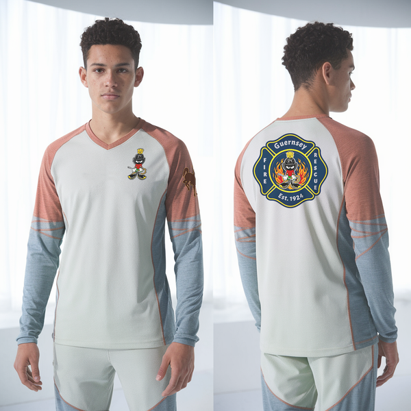 Long Sleeve Performance Shirt, Guernsey Fire & Rescue, , Teamtime, Team time, sublimation, custom sports apparel, team uniforms, spirit wear, spiritwear, sports uniforms, custom shirts, team store, custom team store, fundraiser sports, apparel fundraiser