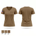 Mellette County Sheriff’s Office Women's Short Sleeve V-neck Shirt - 1
