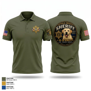 Short Sleeve Performance Polo, Attala County Sheriff Dept., Police, Teamtime, Team time, sublimation, custom sports apparel, team uniforms, spirit wear, spiritwear, sports uniforms, custom shirts, team store, custom team store, fundraiser sports, apparel fundraiser