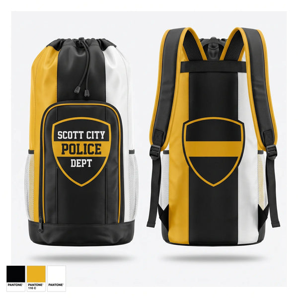 Gear Bag, SCOTT CITY POLICE DEPT., Police, Teamtime, Team time, sublimation, custom sports apparel, team uniforms, spirit wear, spiritwear, sports uniforms, custom shirts, team store, custom team store, fundraiser sports, apparel fundraiser