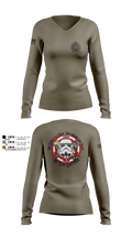 141 echo 27271231 Women's Long Sleeve V-neck Shirt - 5