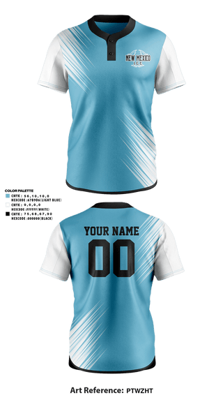 Two Button Softball Jersey, New Mexico I.C.E, Softball, Teamtime, Team time, sublimation, custom sports apparel, team uniforms, spirit wear, spiritwear, sports uniforms, custom shirts, team store, custom team store, fundraiser sports, apparel fundraiser