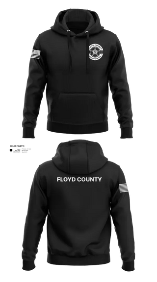 Hoodie, Floyd County Sheriff’s Office, Police, Teamtime, Team time, sublimation, custom sports apparel, team uniforms, spirit wear, spiritwear, sports uniforms, custom shirts, team store, custom team store, fundraiser sports, apparel fundraiser