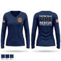 Foster Falls Fire Department 63251777 Women's Long Sleeve V-neck Shirt - 1