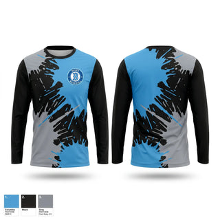 Long Sleeve Performance Shirt, Blues, Baseball, Teamtime, Team time, sublimation, custom sports apparel, team uniforms, spirit wear, spiritwear, sports uniforms, custom shirts, team store, custom team store, fundraiser sports, apparel fundraiser