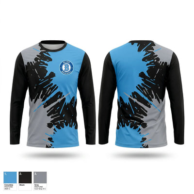 Blues Long Sleeve Performance Shirt 1