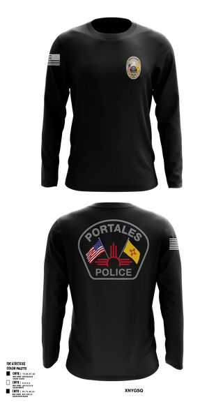 Long Sleeve Performance Shirt, Portales Police Department, Police, Teamtime, Team time, sublimation, custom sports apparel, team uniforms, spirit wear, spiritwear, sports uniforms, custom shirts, team store, custom team store, fundraiser sports, apparel fundraiser