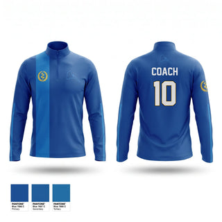 Quarter Zip Jacket, EAOC, Women's Soccer, Teamtime, Team time, sublimation, custom sports apparel, team uniforms, spirit wear, spiritwear, sports uniforms, custom shirts, team store, custom team store, fundraiser sports, apparel fundraiser