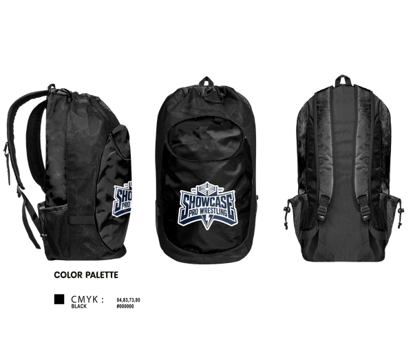 Gear Bag, Showcase Pro Wrestling, Wrestling, Teamtime, Team time, sublimation, custom sports apparel, team uniforms, spirit wear, spiritwear, sports uniforms, custom shirts, team store, custom team store, fundraiser sports, apparel fundraiser