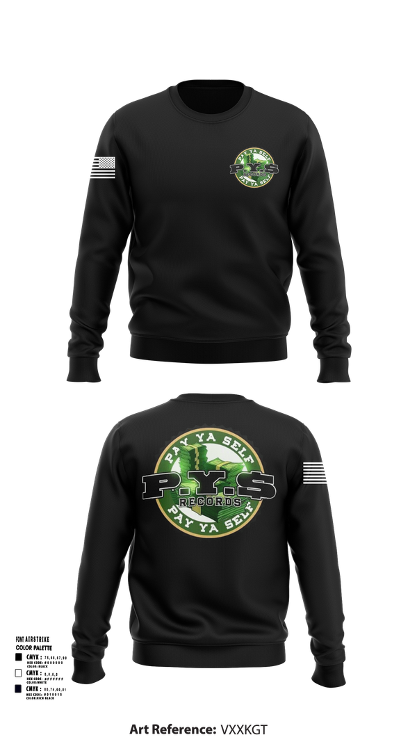 Crew Neck Sweatshirt, PAY YA SELF, , Teamtime, Team time, sublimation, custom sports apparel, team uniforms, spirit wear, spiritwear, sports uniforms, custom shirts, team store, custom team store, fundraiser sports, apparel fundraiser