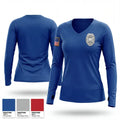 NYC DPS Women's Long Sleeve V-neck Shirt - 1