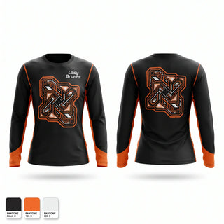 Long Sleeve Performance Shirt, Lady Broncs, Women's Basketball, Teamtime, Team time, sublimation, custom sports apparel, team uniforms, spirit wear, spiritwear, sports uniforms, custom shirts, team store, custom team store, fundraiser sports, apparel fundraiser